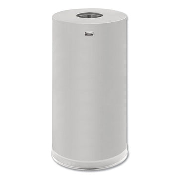 Rubbermaid® Commercial European And Metallic Series Drop-in Top Receptacle, Round, 15 Gal, Satin Stainless freeshipping - TVN Wholesale